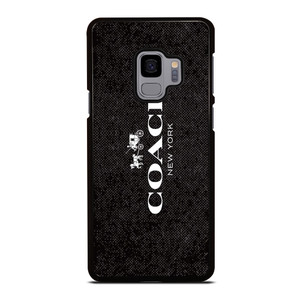 COACH NEW YORK LOGO ON BLACK FABRIC Samsung Galaxy S9 Case Cover COACH NEW YORK LOGO ON BLACK FABRIC Samsung Galaxy S9 Case Cover