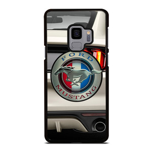 FORD MUSTANG CAR LOGO WHITE Samsung Galaxy S9 Case Cover FORD MUSTANG CAR LOGO WHITE Samsung Galaxy S9 Case Cover