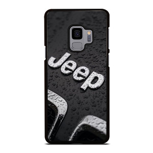 JEEP CAR LOGO UNDER RAIN Samsung Galaxy S9 Case Cover JEEP CAR LOGO UNDER RAIN Samsung Galaxy S9 Case Cover