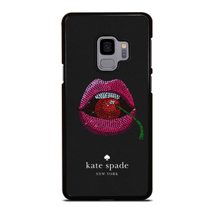 KATE SPADE NEW YORK LIPS AND CHERRY Samsung Galaxy S9 Case Cover