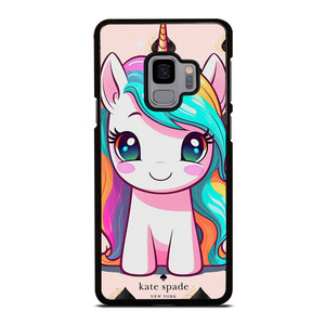 KATE SPADE NEW YORK LOGO PRETTY UNICORN Samsung Galaxy S9 Case Cover