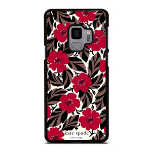 KATE SPADE NEW YORK LOGO RED ROSES Samsung Galaxy S9 Case Cover