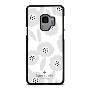 KATE SPADE NEW YORK LOGO WHITE FLOWER Samsung Galaxy S9 Case Cover