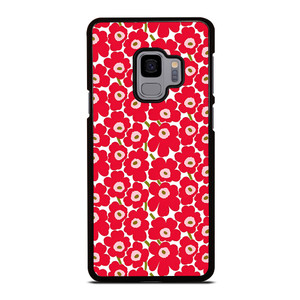 MARIMEKO PATTERN RED POPPY FLOWER Samsung Galaxy S9 Case Cover