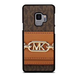 MICHAEL KORS MK LOGO BROWN BAG Samsung Galaxy S9 Case Cover