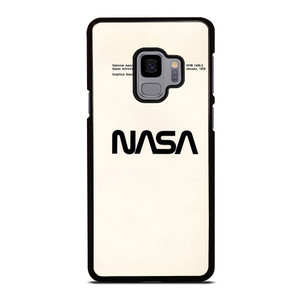 NASA LOGO WHITEI CON Samsung Galaxy S9 Case Cover