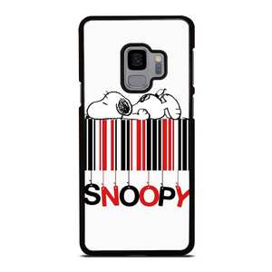 SNOOPY THE PEANUTS CARTOON BARCODE Samsung Galaxy S9 Case Cover