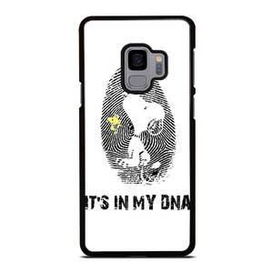 SNOOPY THE PEANUTS FINGER PRINT MY DNA Samsung Galaxy S9 Case Cover