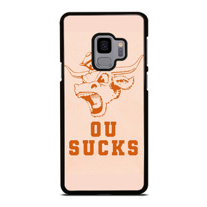 TEXAS LONGHORN ICON OU SUCKS LOGO FOOTBALL UNIVERSITY Samsung Galaxy S9 Case Cover