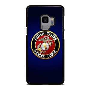 UNITED STATES US MARINE CORPS LOGO BLUE Samsung Galaxy S9 Case Cover