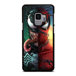 VENOM V SPIDERMAN FACE SUPERHERO MARVEL COMICS Samsung Galaxy S9 Case Cover