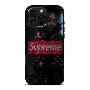 21 SAVAGE SUPREME RAPPER iPhone 16 Pro Max Case Cover