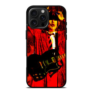 ACDC ANGUS YOUNG ROCK BAND iPhone 16 Pro Max Case Cover