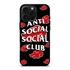 AKATSUKI ANTI SOCIAL SOCIAL CLUB iPhone 16 Pro Max Case Cover