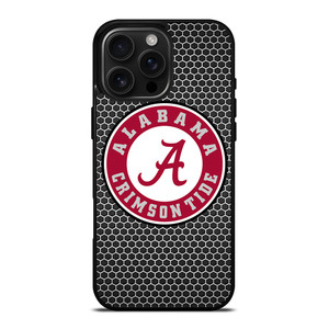 ALABAMA CRIMSON TIDE FOOTBALL METAL iPhone 16 Pro Max Case Cover