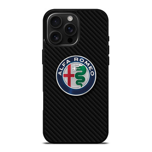 ALFA ROMEO CAR CARBON FIBER iPhone 16 Pro Max Case Cover