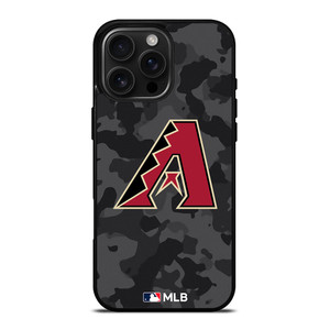 ARIZONA DIAMONDBACKS BASEBALL BLACK CAMO iPhone 16 Pro Max Case Cover