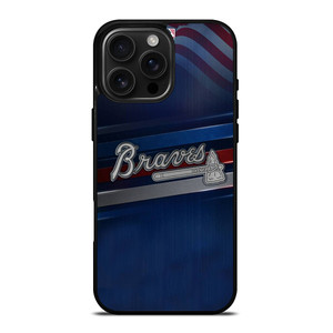 ATLANTA BRAVES MLB LOGO iPhone 16 Pro Max Case Cover