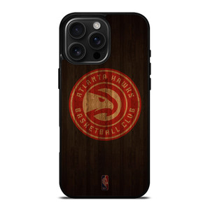 ATLANTA HAWKS BASKETBALL COURT NBA iPhone 16 Pro Max Case Cover