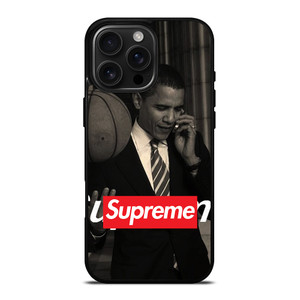 BARRACK OBAMA BASKETBALL SUPREME iPhone 16 Pro Max Case Cover
