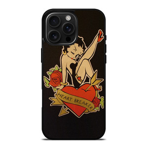 BETTY BOOP HEART BREAKER iPhone 16 Pro Max Case Cover