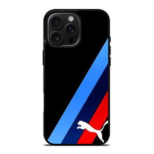 BMW STRIPE X PUMA iPhone 16 Pro Max Case Cover BMW STRIPE X PUMA iPhone 16 Pro Max Case Cover