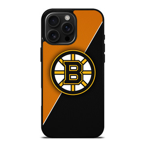 BOSTON BRUINS NHL HOCKEY LOGO iPhone 16 Pro Max Case Cover BOSTON BRUINS NHL HOCKEY LOGO iPhone 16 Pro Max Case Cover