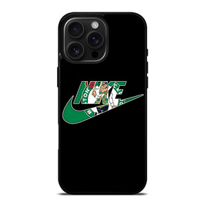 BOSTON CELTICS NIKE SWOOSH iPhone 16 Pro Max Case Cover