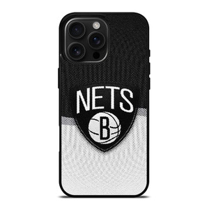 BROOKLYN NETS NBA BASKETBALL LOGO 2 iPhone 16 Pro Max Case Cover