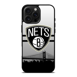 BROOKLYN NETS NBA SKYLINE iPhone 16 Pro Max Case Cover
