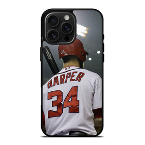 BRYCE HARPER PHILADELPHIE PHILLIES iPhone 16 Pro Max Case Cover