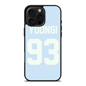BTS BANGTAN BOYS SUGA 93 iPhone 16 Pro Max Case Cover