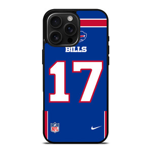 BUFFALO BILLS JOSH ALLEN 17 NFL NIKE iPhone 16 Pro Max Case Cover