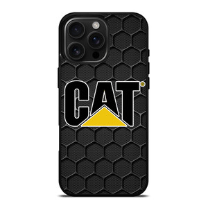 CATERPILLAR CAT TRACTOR LOGO HEXA METAL iPhone 16 Pro Max Case Cover