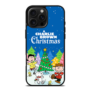 CHARLIE BROWN SNOOPY CHRISTMAS CARTOON iPhone 16 Pro Max Case Cover