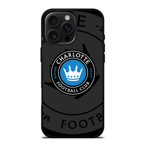 CHARLOTTE FC MLS BLACK iPhone 16 Pro Max Case Cover CHARLOTTE FC MLS BLACK iPhone 16 Pro Max Case Cover