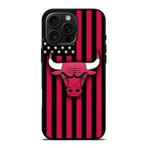 CHICAGO BULLS NBA USA FLAG iPhone 16 Pro Max Case Cover