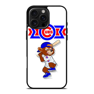 CHICAGO CUBS LOGO BASEBALL TEAM MASCOT iPhone 16 Pro Max Case Cover