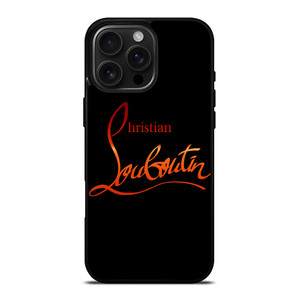 CHRISTIAN LOUBOUTIN RED LOGO iPhone 16 Pro Max Case Cover CHRISTIAN LOUBOUTIN RED LOGO iPhone 16 Pro Max Case Cover