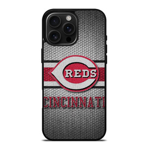 CINCINNATI RED MLB BASEBALL METAL iPhone 16 Pro Max Case Cover
