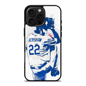 CLAYTON KERSHAW LOS ANGELES DODGERS MLB iPhone 16 Pro Max Case Cover