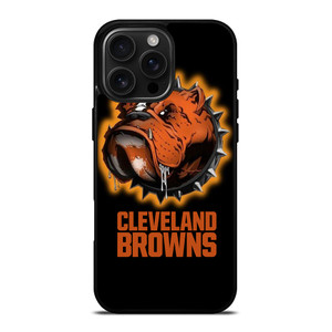 CLEVELAND BROWNS FOOTBALL LOGO DAWG POUND MASCOT iPhone 16 Pro Max Case Cover CLEVELAND BROWNS FOOTBALL LOGO DAWG POUND MASCOT iPhone 16 Pro Max Case Cover