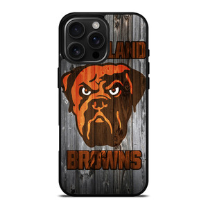 CLEVELAND BROWNS NFL FOOTBALL WOODEN LOGO iPhone 16 Pro Max Case Cover CLEVELAND BROWNS NFL FOOTBALL WOODEN LOGO iPhone 16 Pro Max Case Cover