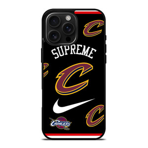 CLEVELAND CAVALIERS NBA X SUPREME NIKE iPhone 16 Pro Max Case Cover