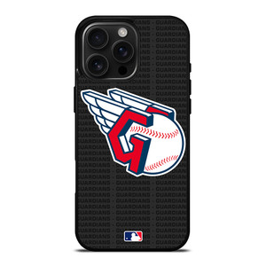 CLEVELAND GUARDIANS BASEBALL BLACK iPhone 16 Pro Max Case Cover