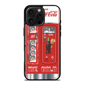COCA COLA COKE VENDING MACHINE iPhone 16 Pro Max Case Cover