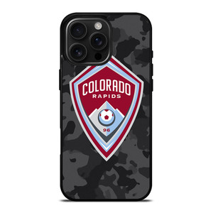 COLORADO RAPIDS MLS BLACK CAMO iPhone 16 Pro Max Case Cover