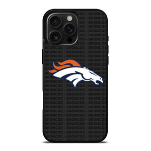 DENVER BRONCOS FOOTBALL TEXT iPhone 16 Pro Max Case Cover