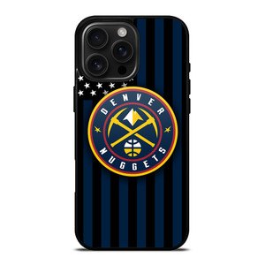 DENVER NUGGETS NBA USA FLAG iPhone 16 Pro Max Case Cover