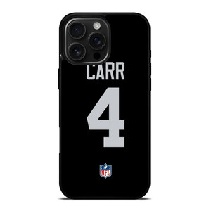 DEREK CARR LAS VEGAS RAIDERS NFL iPhone 16 Pro Max Case Cover DEREK CARR LAS VEGAS RAIDERS NFL iPhone 16 Pro Max Case Cover